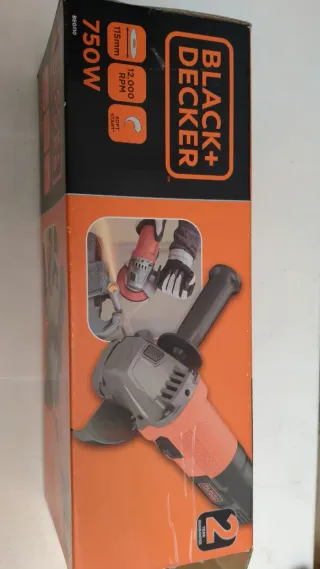 Amoladora Black+Decker 750W 115mm