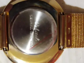 Reloj Orbital Cuarzo Dorado Mujer