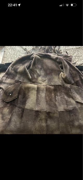 Cappotto in montone con pelliccia
