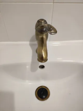 Grifo Monomando Baño Dorado Leroy Merlin