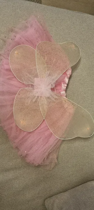 Disfraz Mariposa Alas y Tutú Rosa