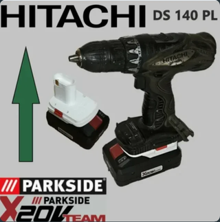 Adaptador Bateria Hitachi Parkside X20V