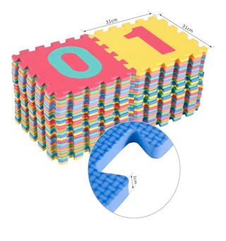 Suelo Goma EVA Puzzle Letras, Números y figuras