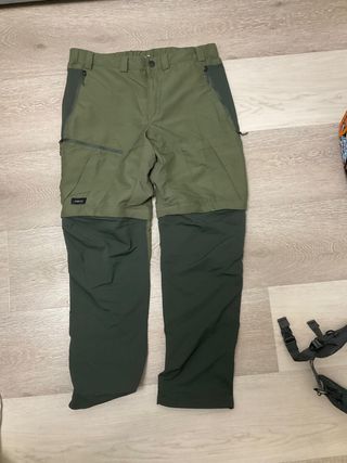 Pantalón Montaña Desmontable Simond/Foreclaz Verde