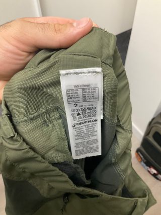 Pantalón Montaña Desmontable Simond/Foreclaz Verde