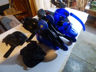 Patines para niños y protecciones