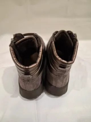 Botines mujer marrones y grises