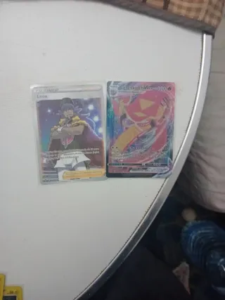 Cartas Pokémon Leon y Centiskorch VMAX
