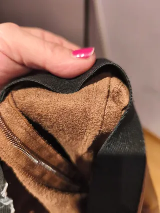 Pantalón efecto piel T.XS