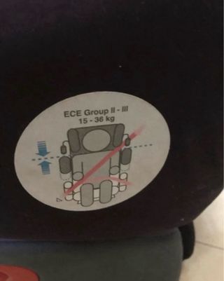 Silla coche bebé RECARO grupo 2y 3