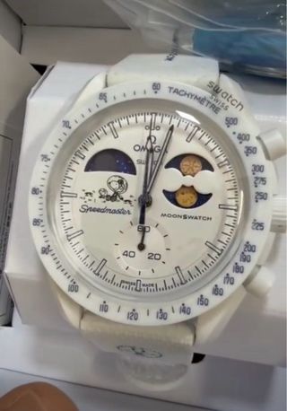 Omega Swatch Moonshine Gold Mission to Earth