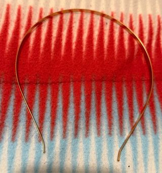 Bandelete dourado fino