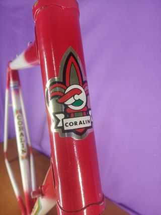 Cuadro acero para Bici clásica carretera Coralin