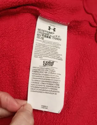 Sudadera Under Armour Roja con Cremallera