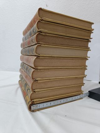 Lote 9 Libros Antiguos Montaner y Simón