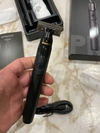 XPERIT Rasoio Elettrico Uomo Nero