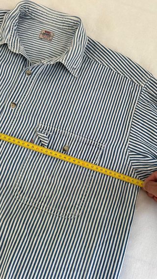 LEVIS VINTAGE 90S CAMISA VAQUERA RAYAS HOMBRE XL