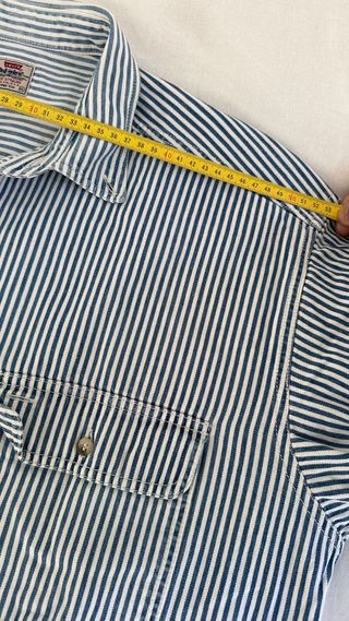 LEVIS VINTAGE 90S CAMISA VAQUERA RAYAS HOMBRE XL
