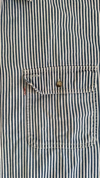 LEVIS VINTAGE 90S CAMISA VAQUERA RAYAS HOMBRE XL