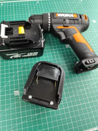 Adaptador worx-bateria makita