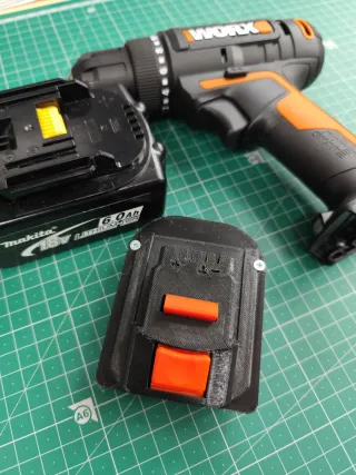 Adaptador worx-bateria makita