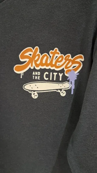 Camiseta Mayoral skate manga larga gris