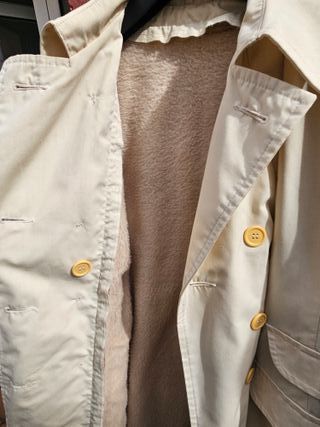 Gabardina vintage Sears NY, año 1974