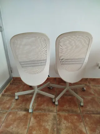 Silla de oficina Ikea beige