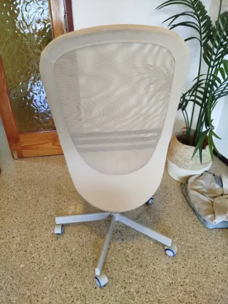 Silla de oficina Ikea beige