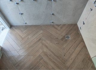 Instalación suelo porcelánico espiga