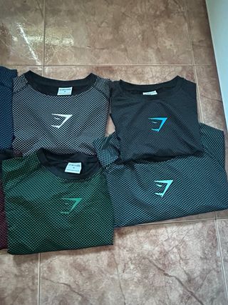 Camiseta Gymshark Onyx V.5 Talla M