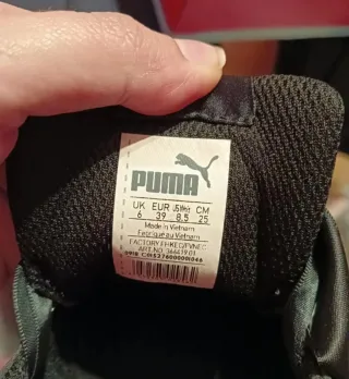 Zapatillas Puma Negras Talla 39