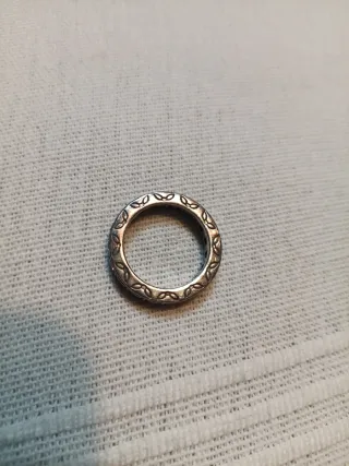 Anillo Pandora Plata Morado