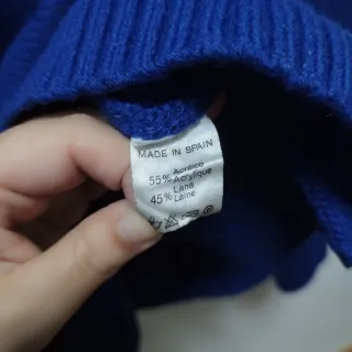 Camisola Lacoste L Lã Azul