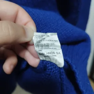 Camisola Lacoste L Lã Azul