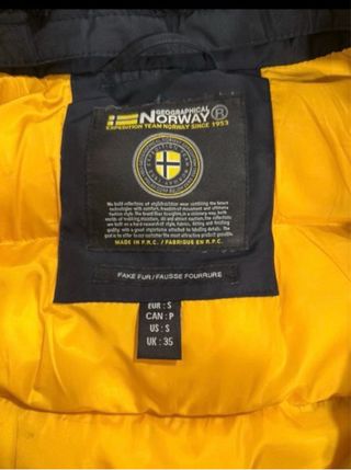 Casaco Neve Geographical Norway Azul