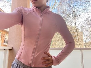 Chaqueta deportiva rosa
