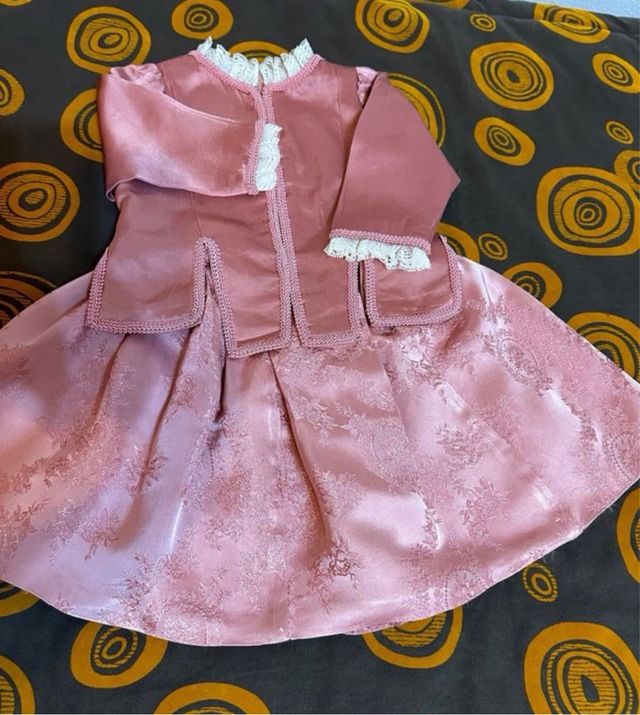 Traje Fallera Niña 9-12 Meses  Venta o alquiler