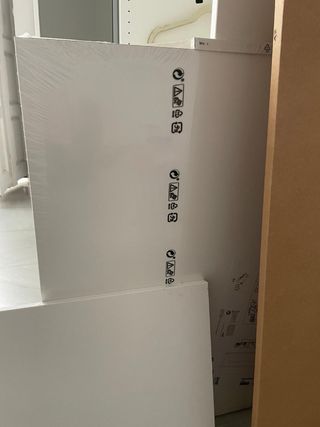 2 Armarios y Estantería Ikea Blancos