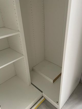 2 Armarios y Estantería Ikea Blancos