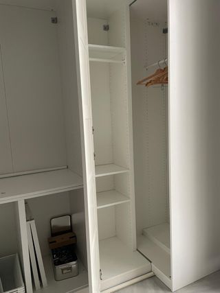 2 Armarios y Estantería Ikea Blancos