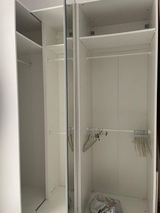 2 Armarios y Estantería Ikea Blancos