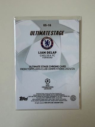 Liam Delap Topps Ultimate Stage