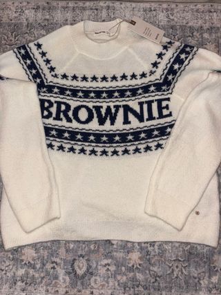 Jersey Brownie estrellas azul y blanco