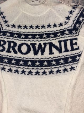 Jersey Brownie estrellas azul y blanco