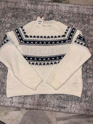 Jersey Brownie estrellas azul y blanco