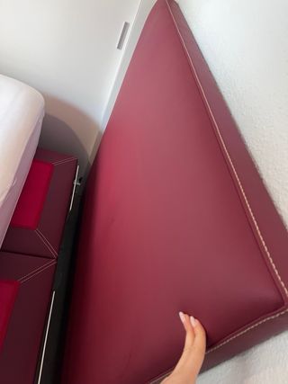 Cabezal polipiel náutica burdo rojo