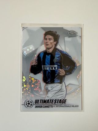 Cartão Topps Chrome Ultimate Stage Javier Zanetti