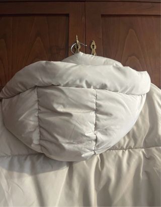 Abrigo acolchado verde claro Zara kids