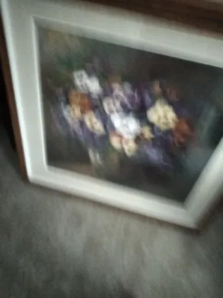 Quadro floreale multicolore